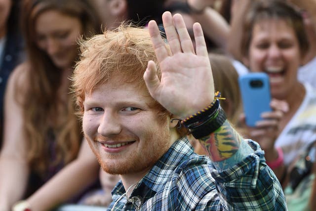Ed Sheeran is rumoured to be taking a break to help local causes (Getty)
