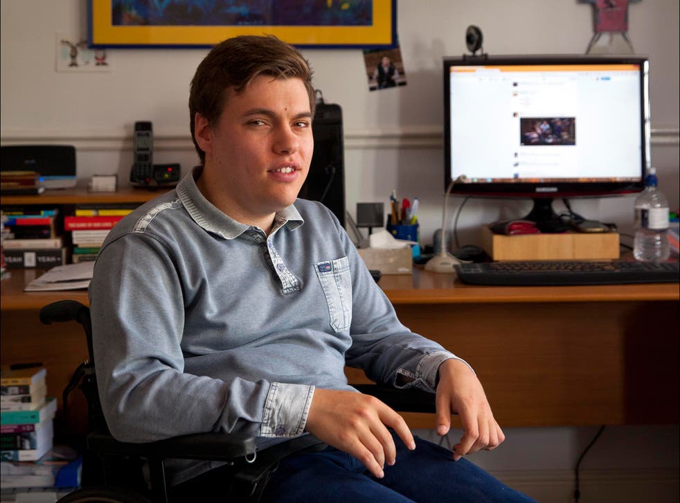 Alex Taylor is one of 18,000 severely disabled people who may be affected by the closure of the Independent Living Fund