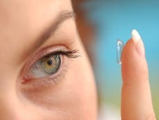 How not to use contact lenses