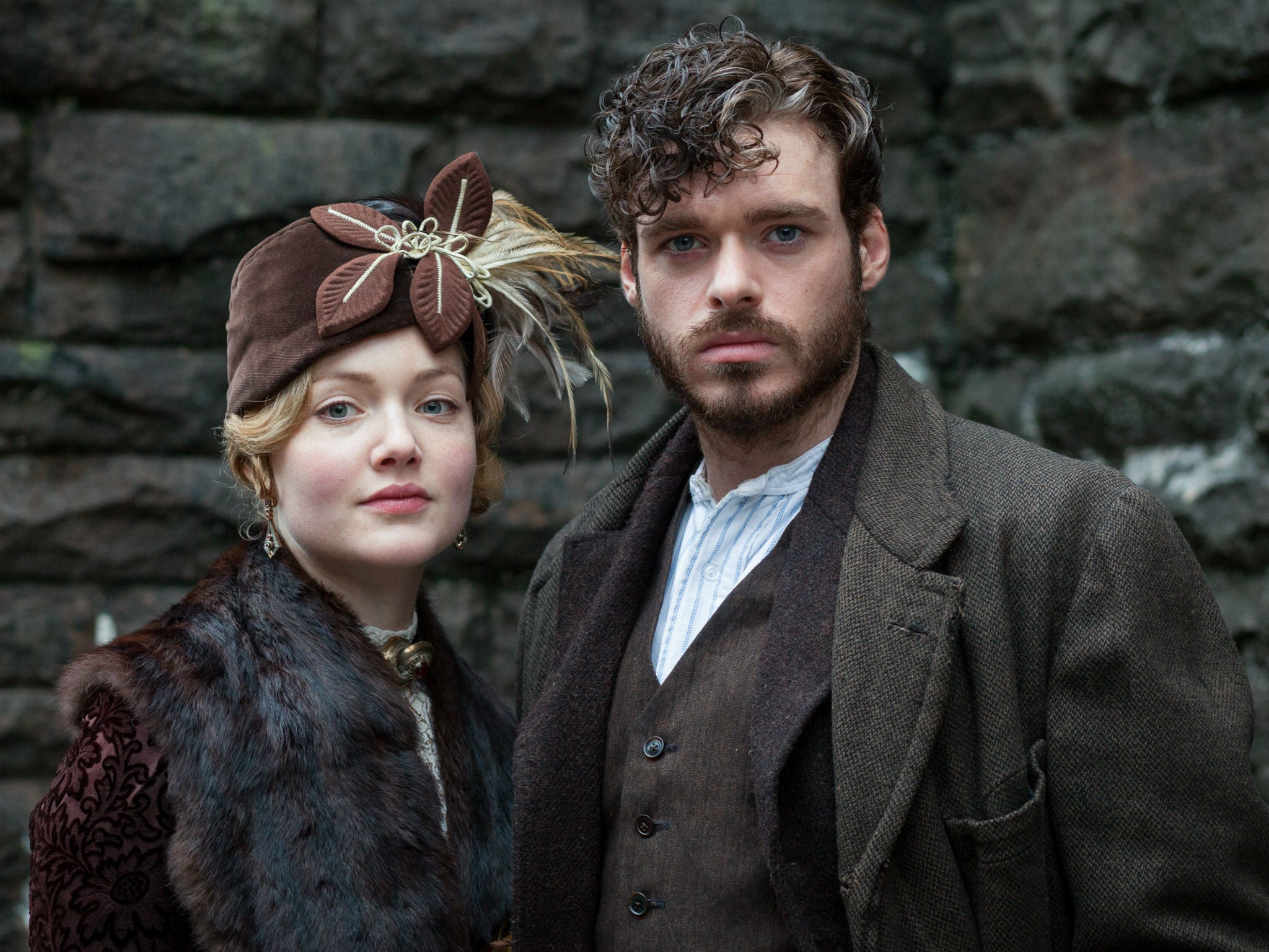 Holliday Grainger and Richard Madden as Lady Chatterley and Oliver Mellors in Lady Chatterley's Lover