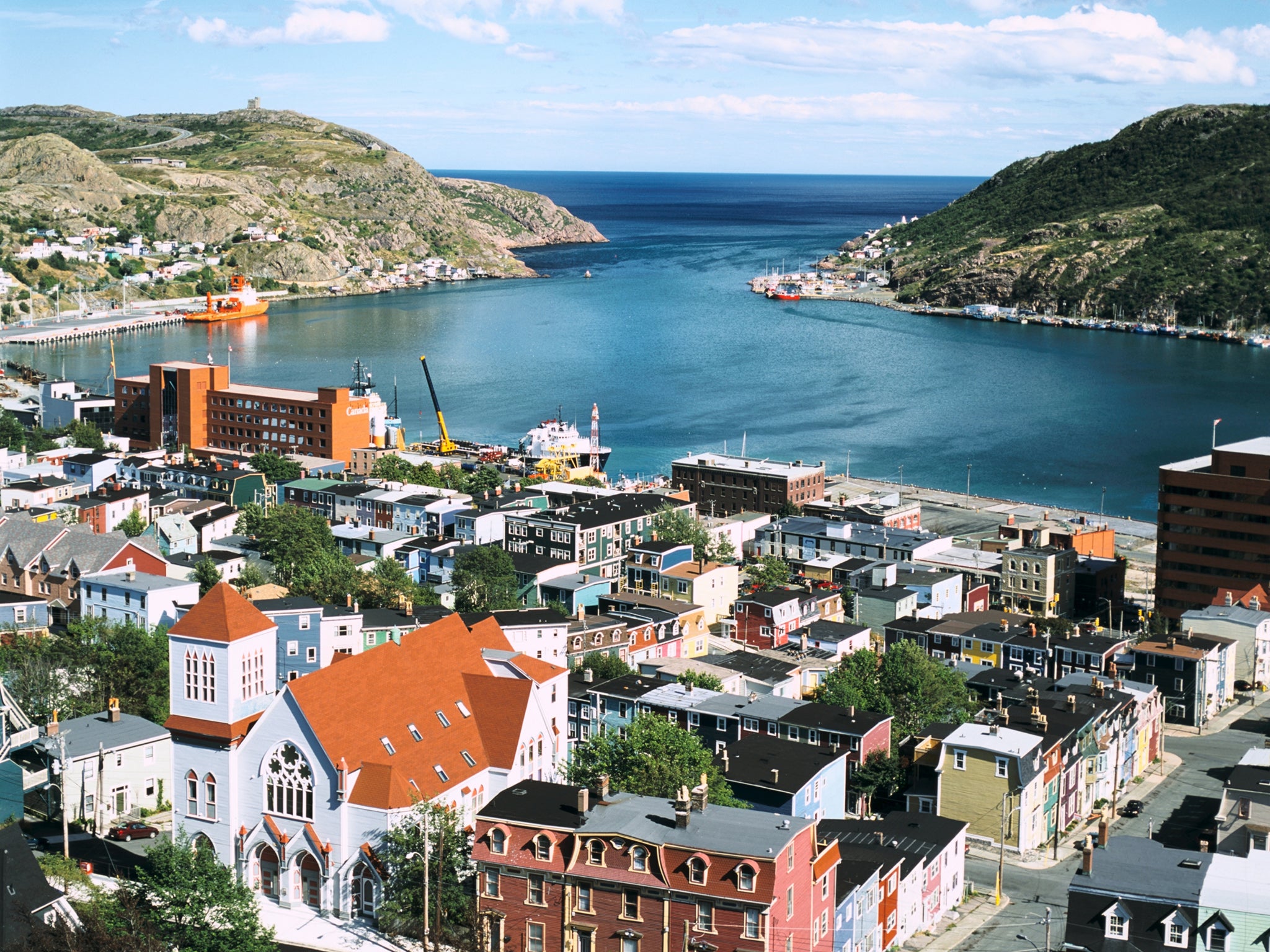 Just a five-hour flight from London, St John’s is small and intimate