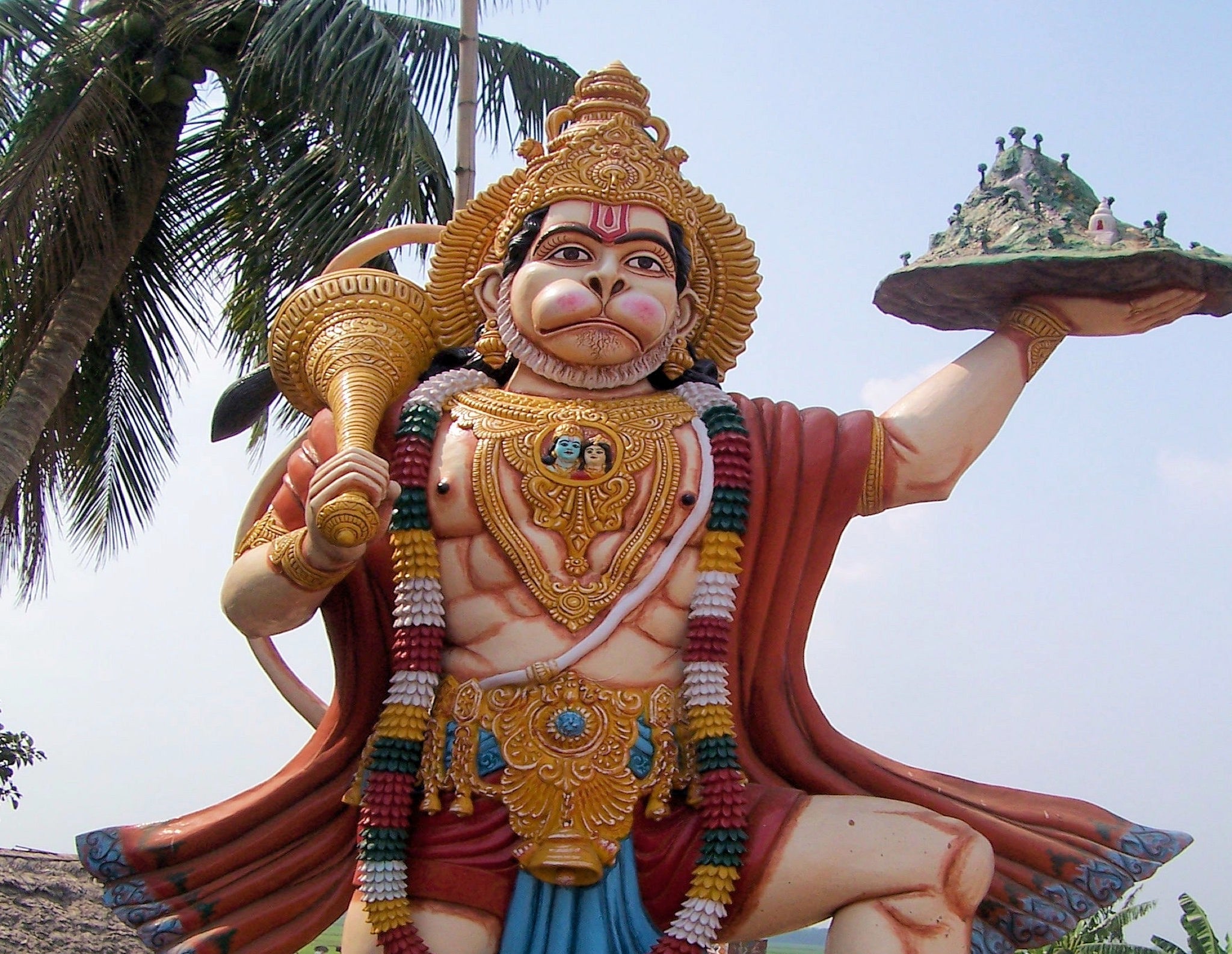 A statue of Hanuman in Odisha, India