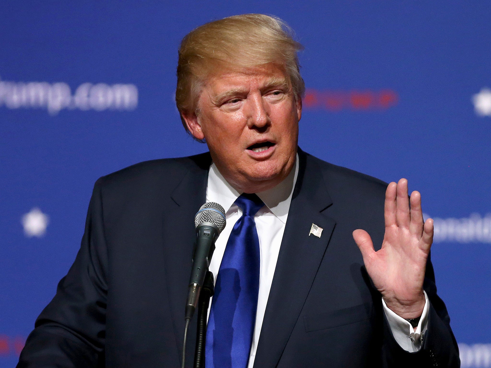 Trump says that China's fall could 'bring us down too' (AP)