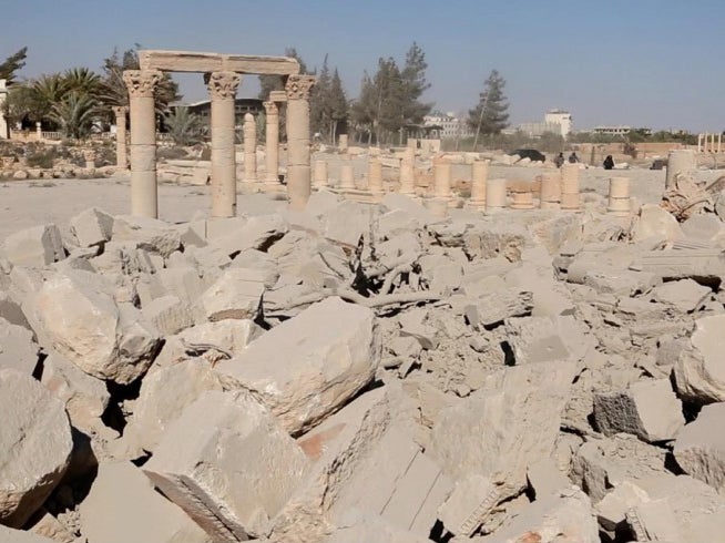 Unesco has condemned the destruction of the temple as a 'war crime'