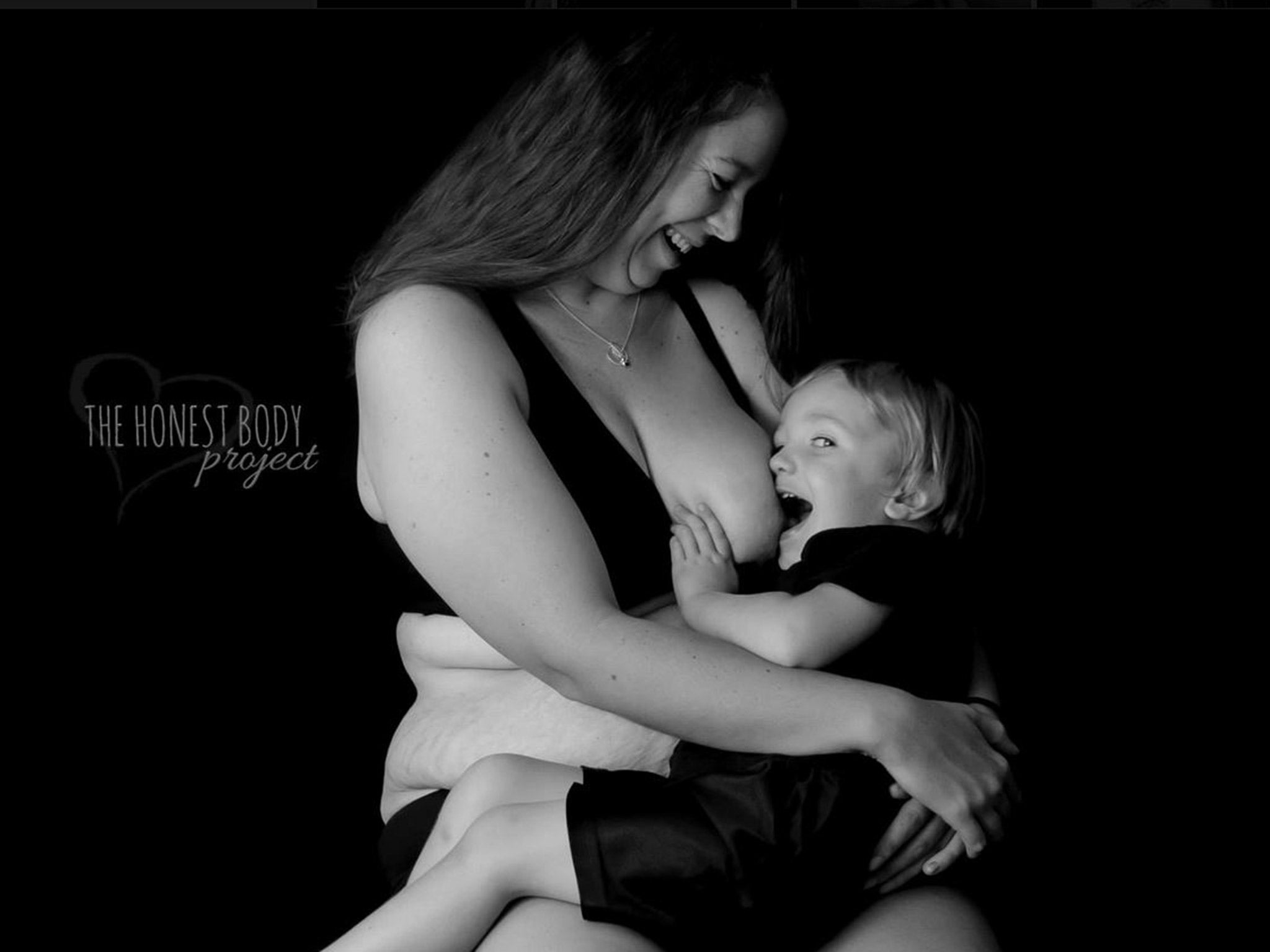 'I hope that I have done enough ... for my sons to be the best breastfeeding supportive dads, or friend they can be.' (The Honest Body Project by Natalie McCain)