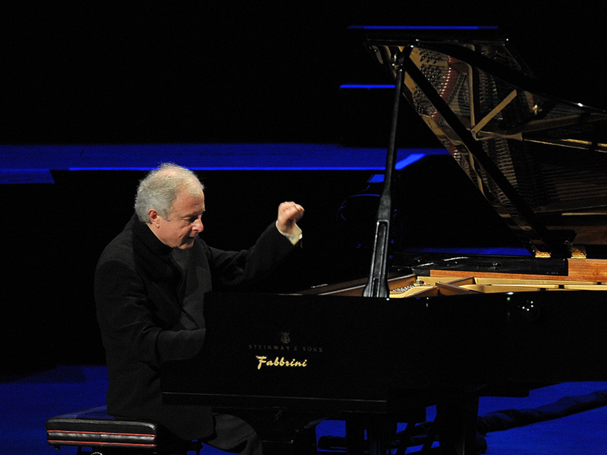 A capacity crowd watched Sir Andras Schiff's late-night recital of Bach's Goldberg Variations
