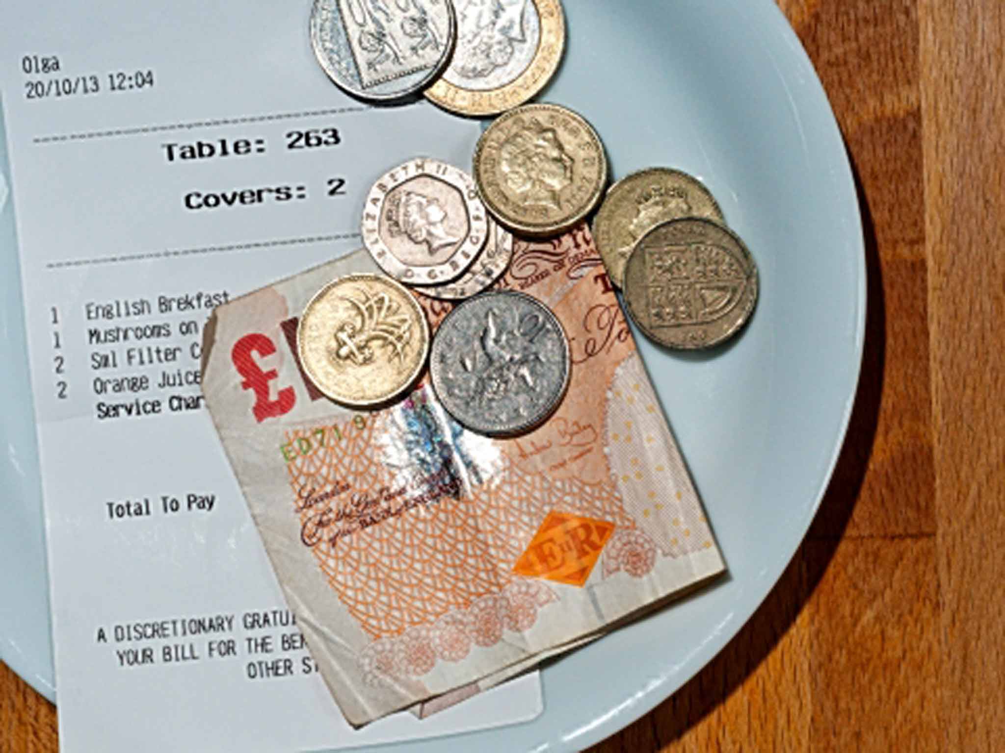 The survey reveals the real reasons that people leave a tip