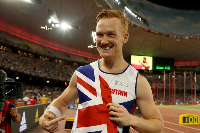 Olympic long jump champion Greg Rutherford