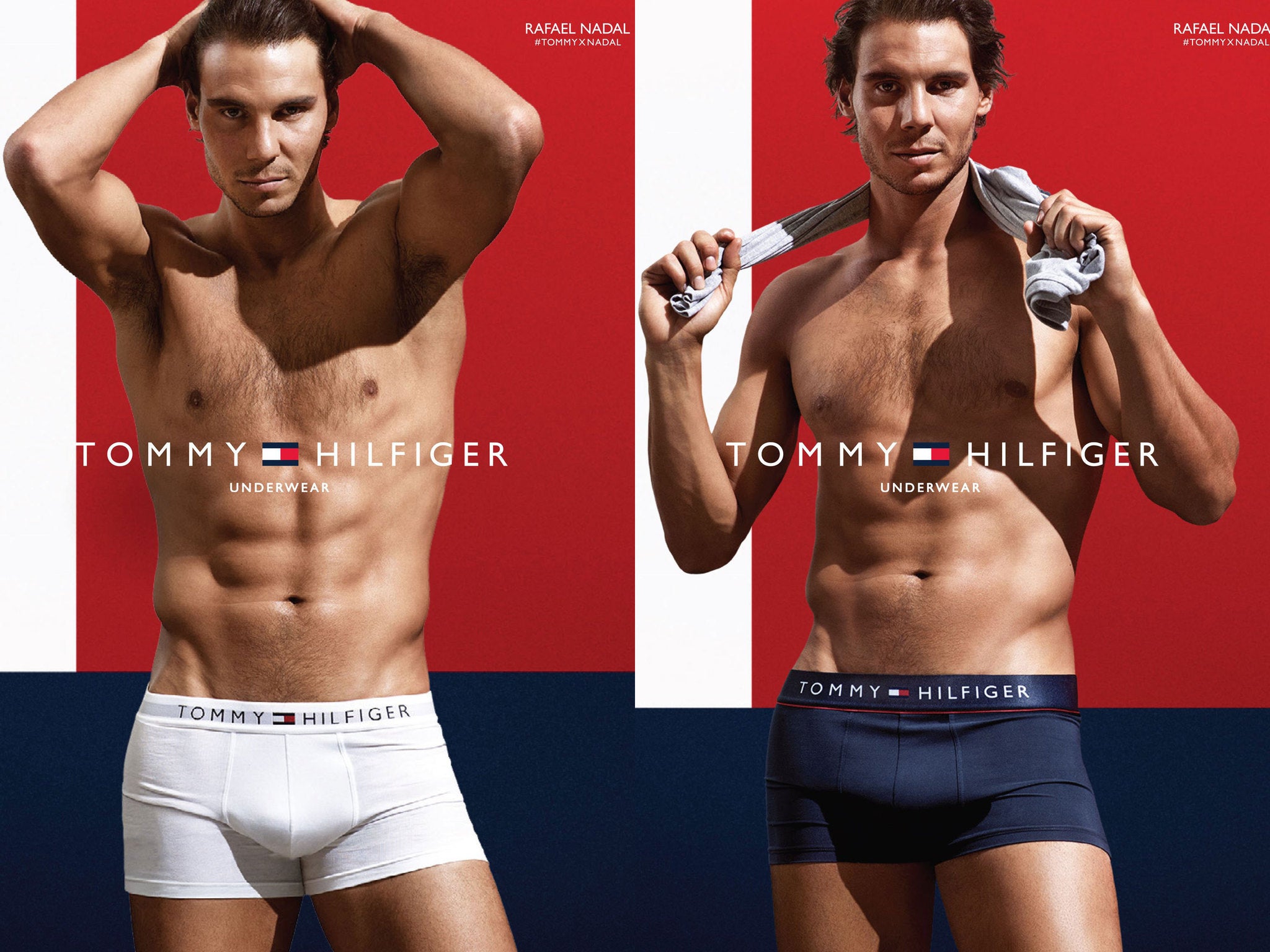 Rafael Nadal strips off in racy ads for Tommy | The Independent | The Independent