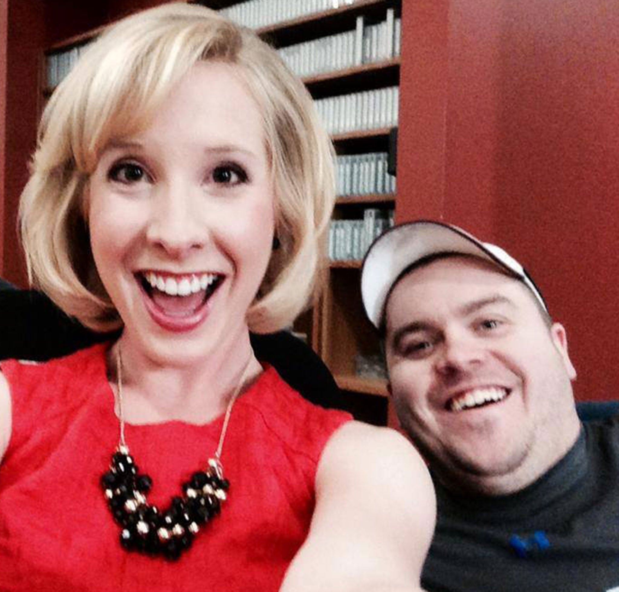 Journalists Alison Parker and Adam Ward, who were killed after a gunman opened fire during a live broadcast in Virginia