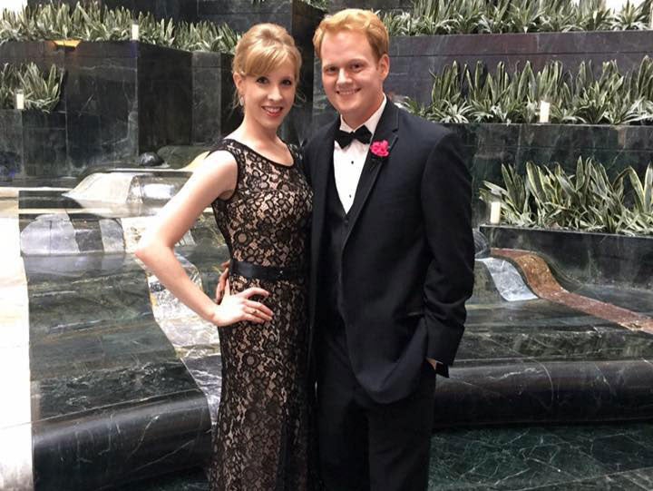Alison Parker and Chris Hurst, who says the two had been in a nine month relationship