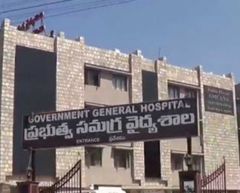 The incident took place at a government run hospital in the south eastern city of Vijayawada