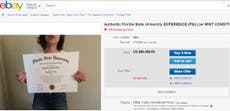 Underemployed graduate puts her degree on eBay - for $50,000