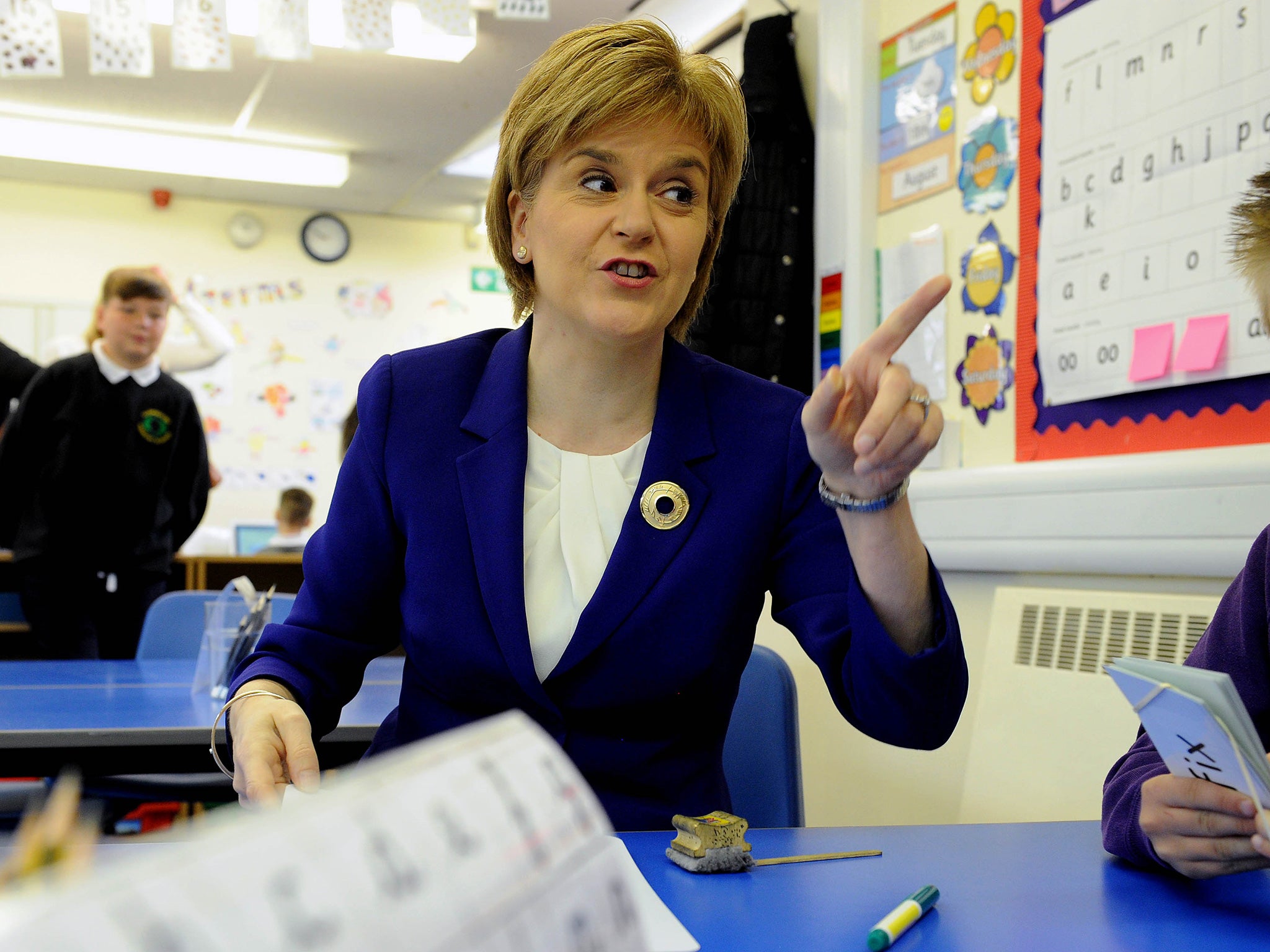 Sturgeon said that Ed Miliband's biggest problem had been ruling out working with the SNP