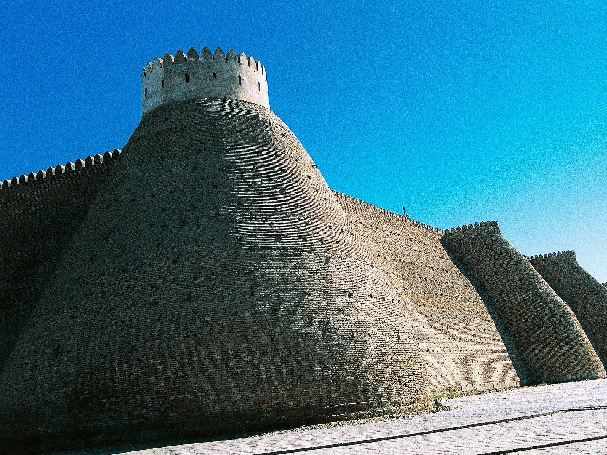 The Ark fortress in Bukhara, Uzbekistan