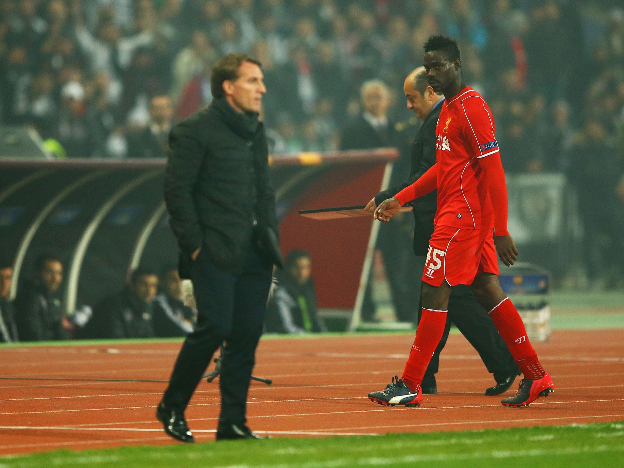 Mario Balotelli believes Brendan Rodgers did not help him with his formations