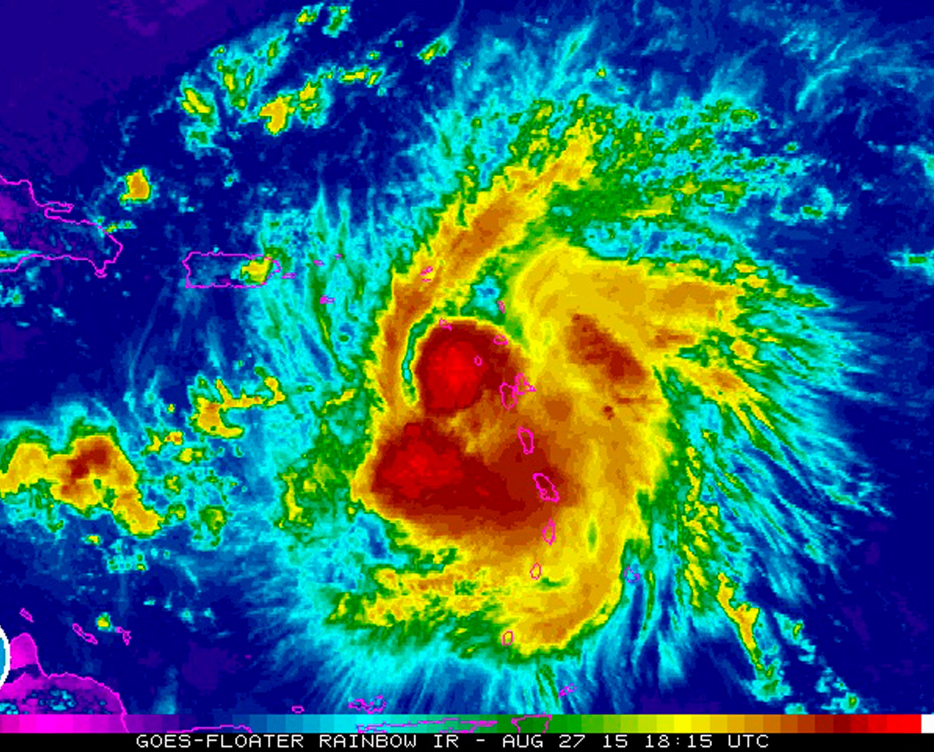 The storm is due to make landfall in Floria on Sunday evening