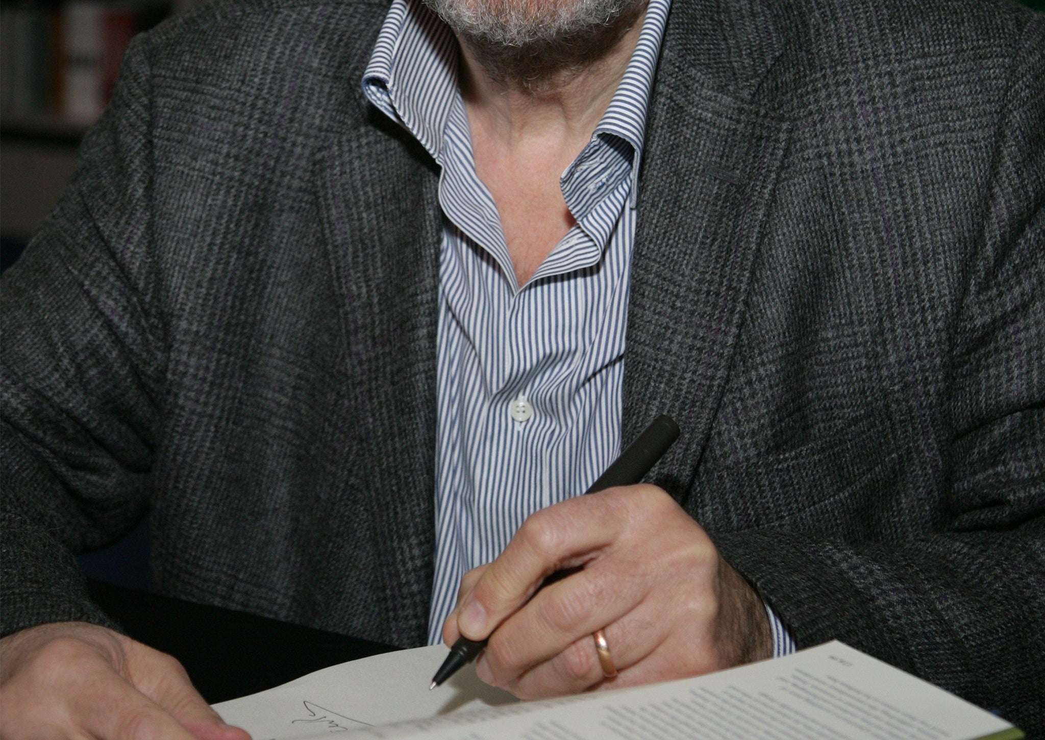 The author at the The Times Cheltenham Literature Festival