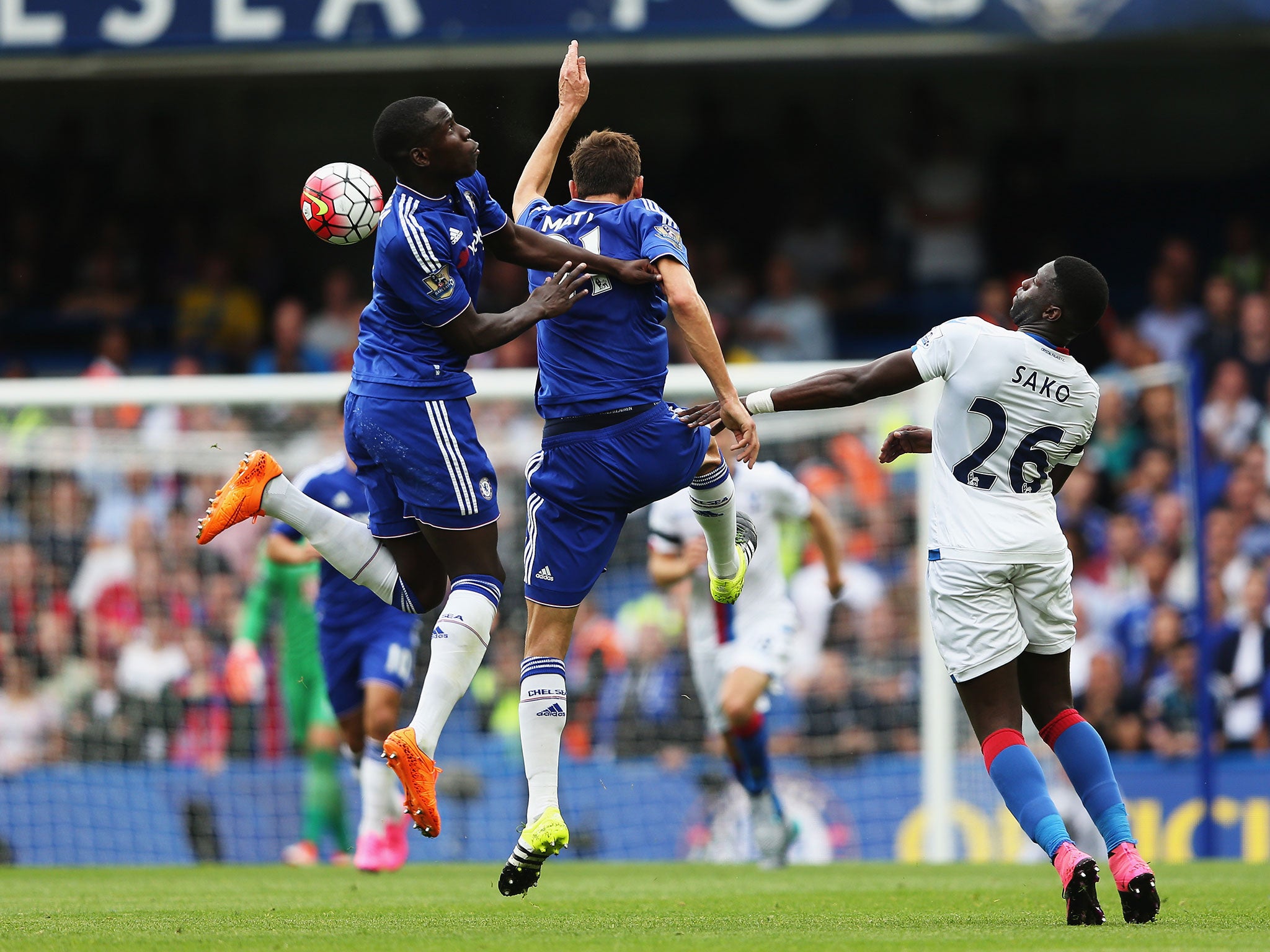 &#13;
Kurt Zouma is already pushing for a place in the middle&#13;