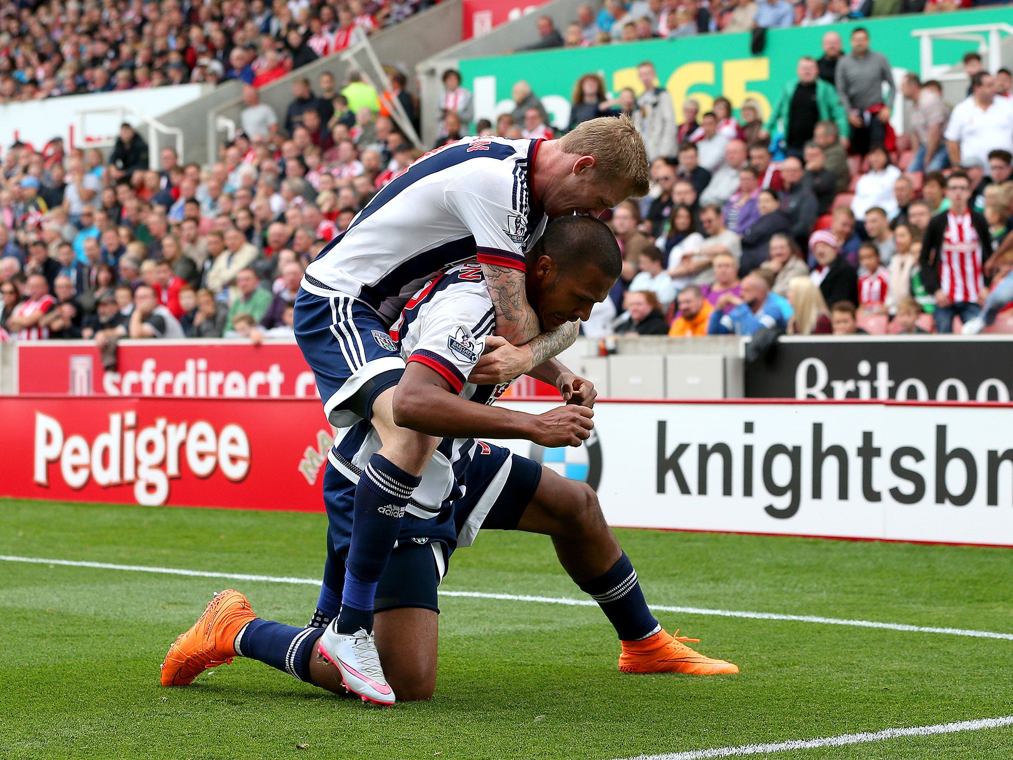 Forbyde professionel malt Stoke vs West Brom match report: Nine-man Potters sunk by Salomon Rondon as  striker gives Tony Pulis a triumphant Britannia return | The Independent |  The Independent
