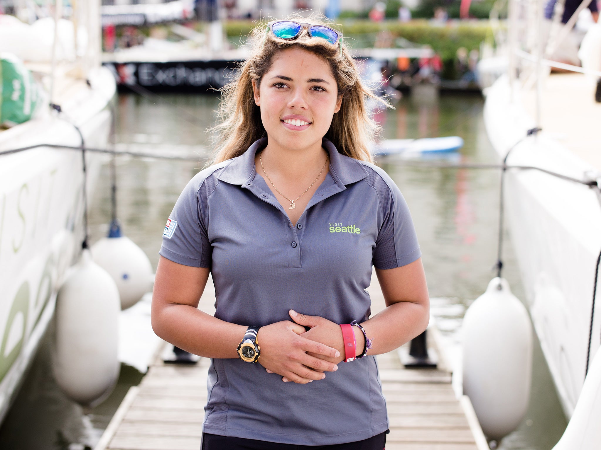 Ana Downer-Duprey, 22, has joined the Visit Seattle, Round The World Clipper team which will set sail from St Katherine Docks on Sunday 30th August.