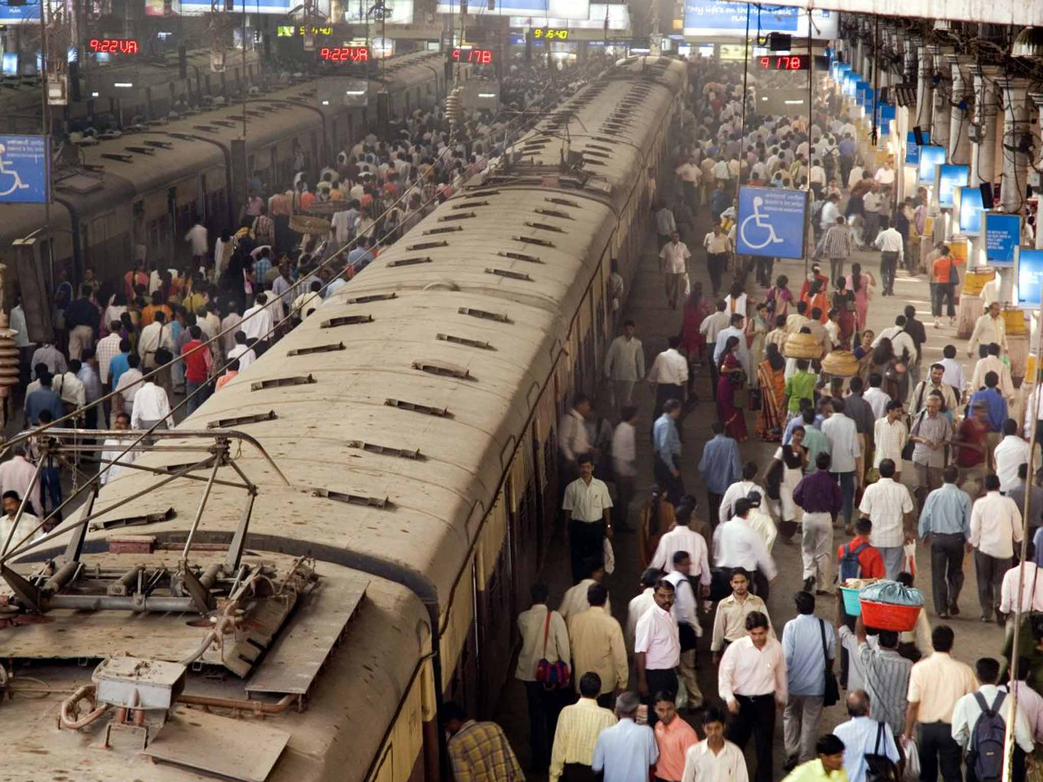 Mumbai's Chhatrapati Shivaji Terminus is one of the world's busiest train stations