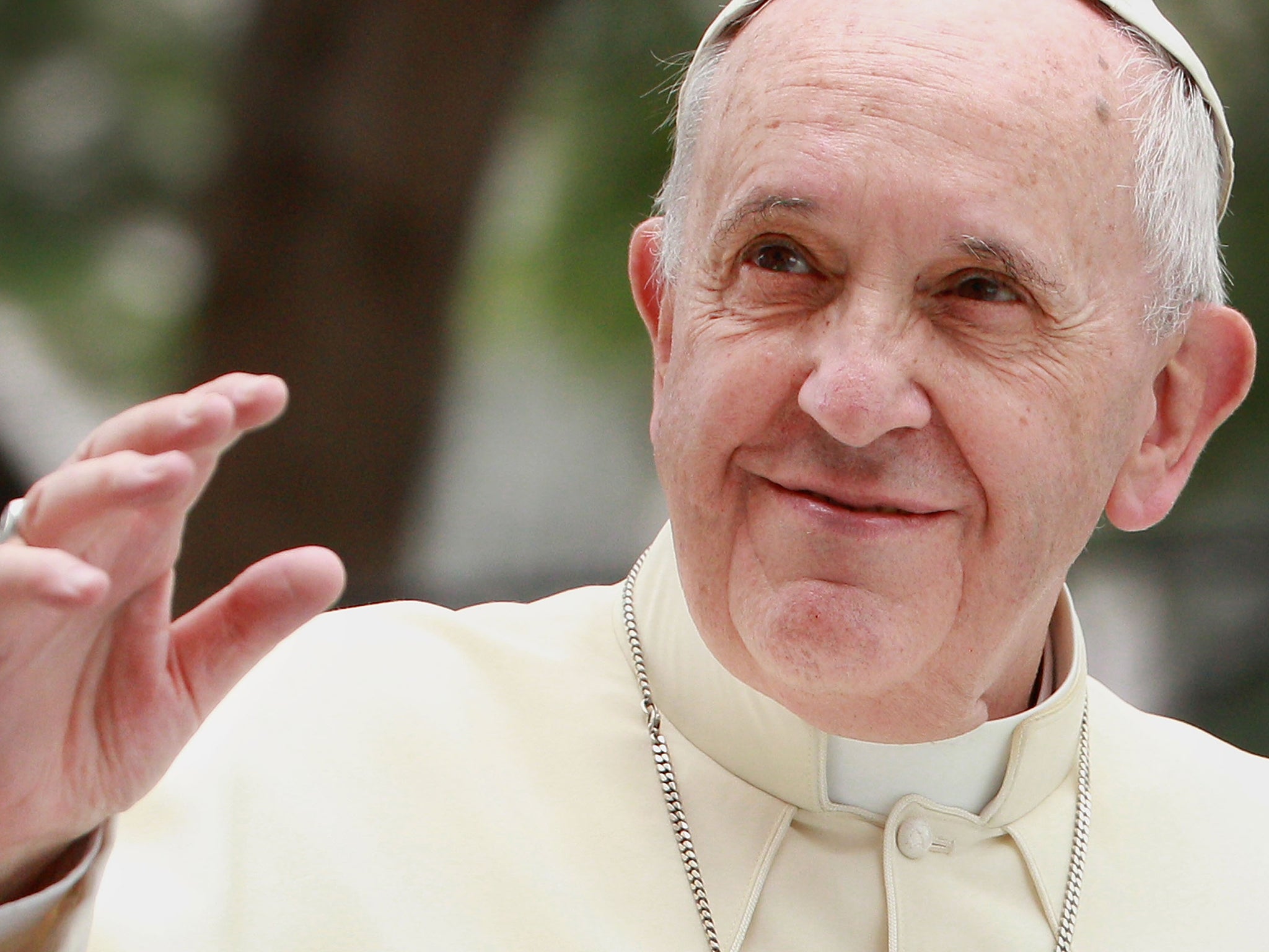 Pope Francis relaxed the church's position on abortion