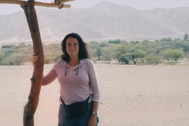 Diane Esguerra in Peru in December 2005
