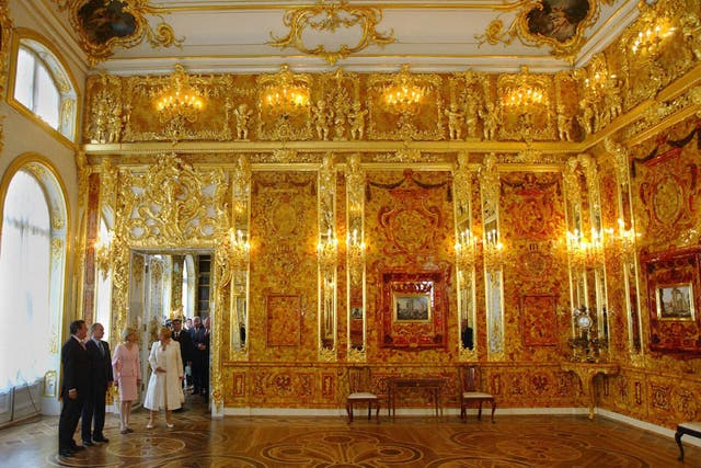 A restored version of the Amber Room