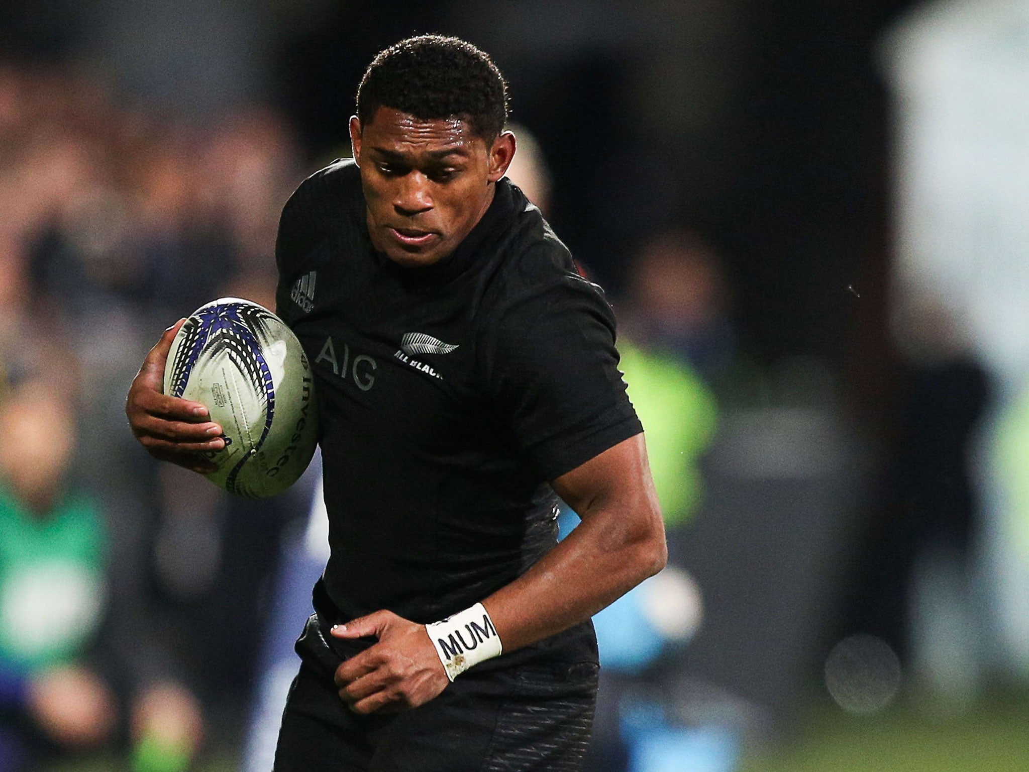 Waisake Naholo suffered a fractured leg on his debut