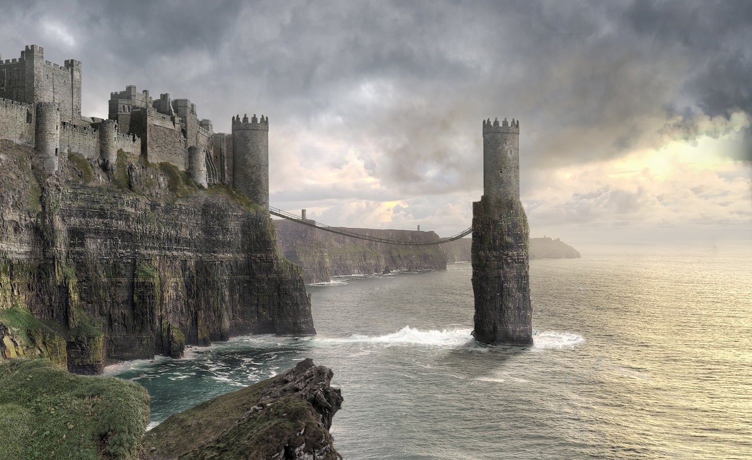 The Iron Islands, home of the Greyjoys and the ironborn