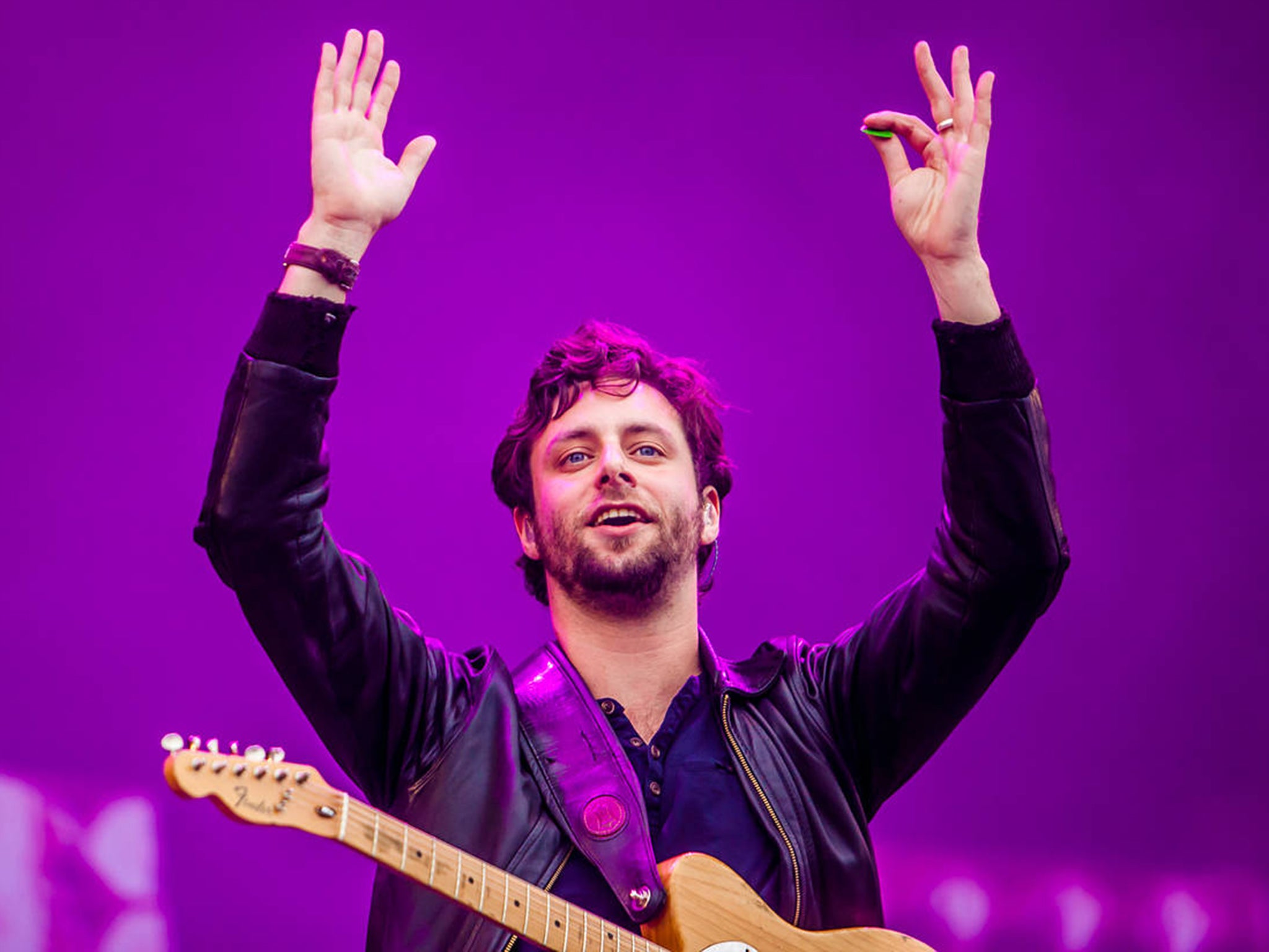 The Maccabees during the indie-filled Sunday