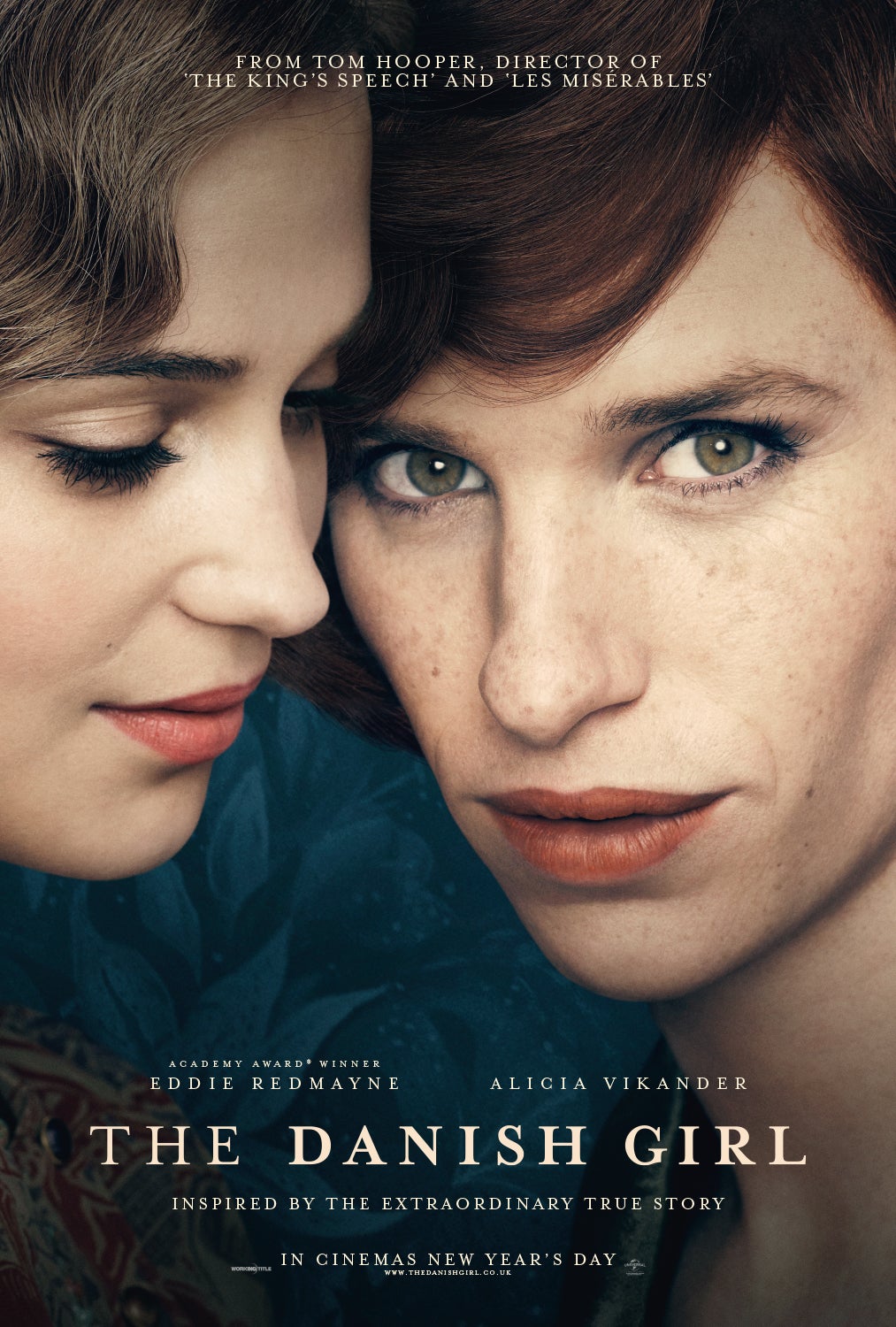 The first promotional poster for The Danish Girl