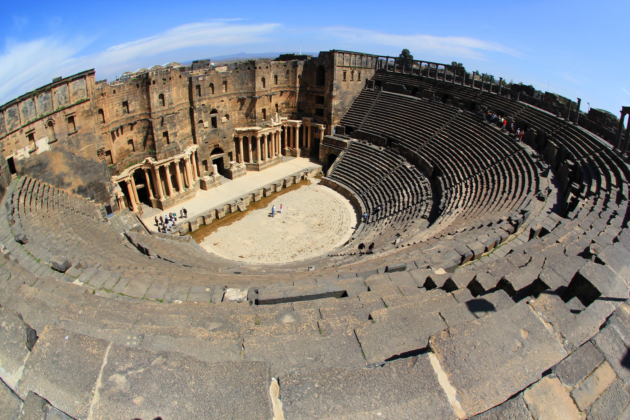 The amphitheatre in Bosra, Syria