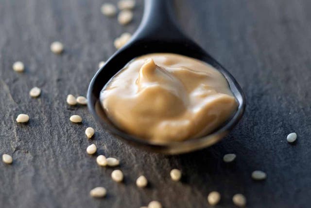 Tahini in its natural form