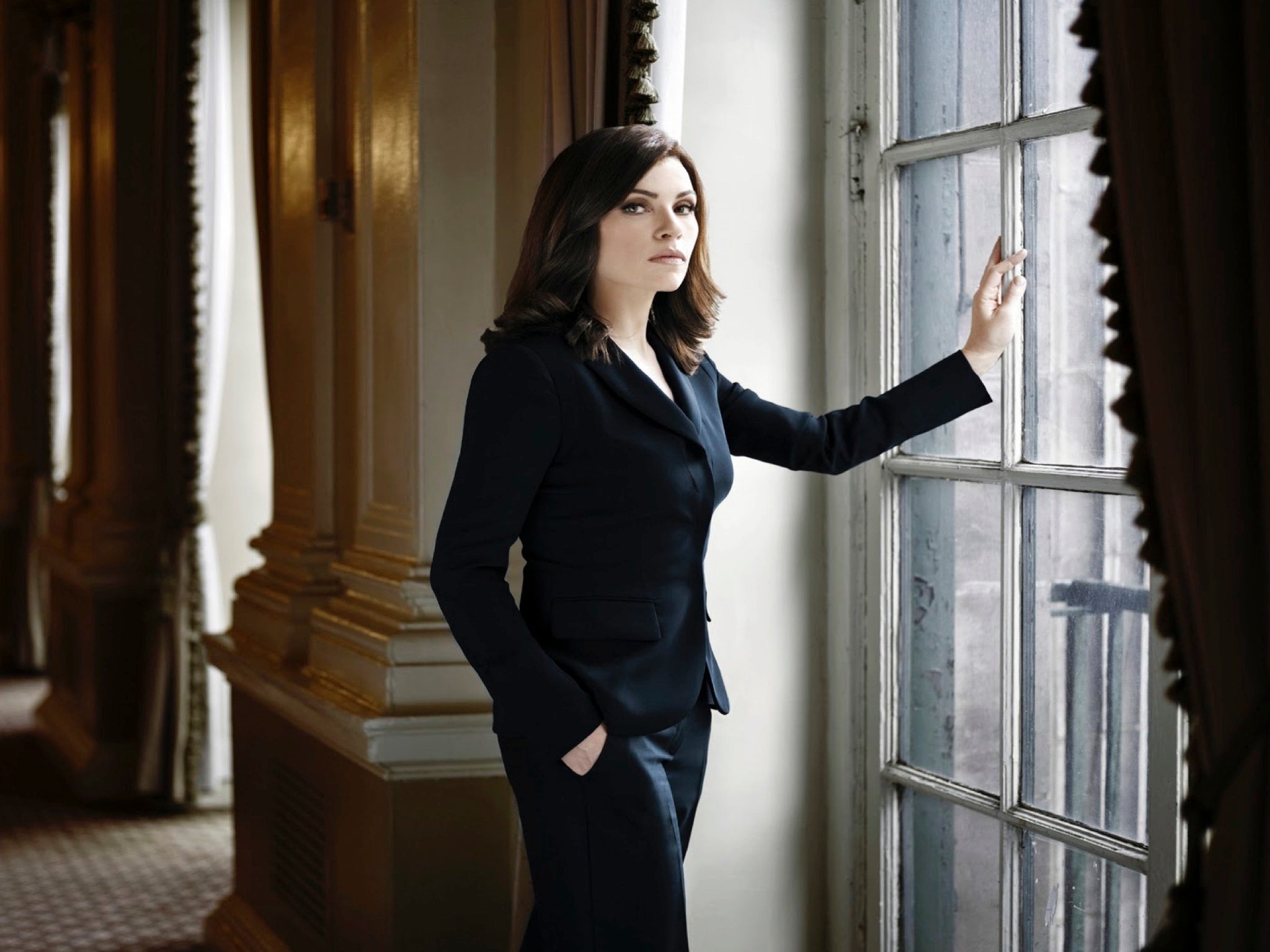 Law maker: Caulfield’s credits include legal drama ‘The Good Wife’