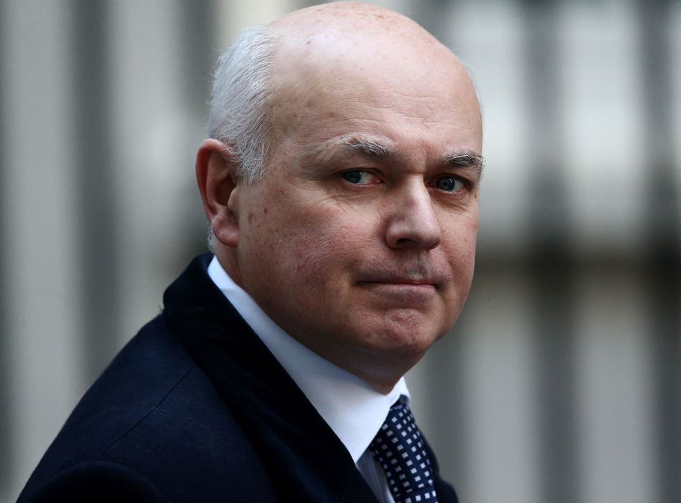 Iain Duncan-Smith, the Work and Pensions Secretary