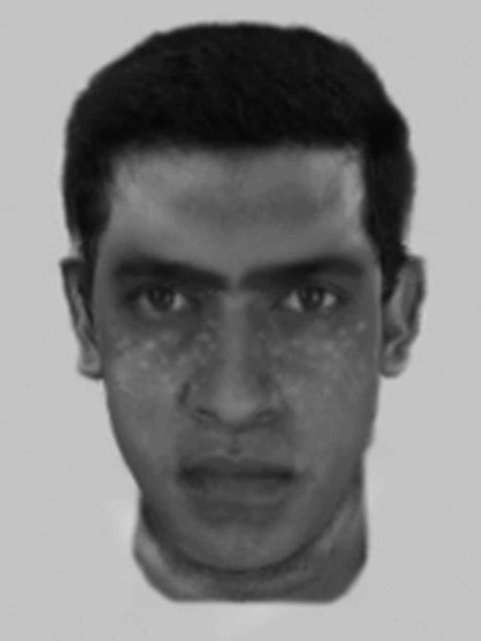 An e-fit of the man wanted in connection to the John Lewis car park rape