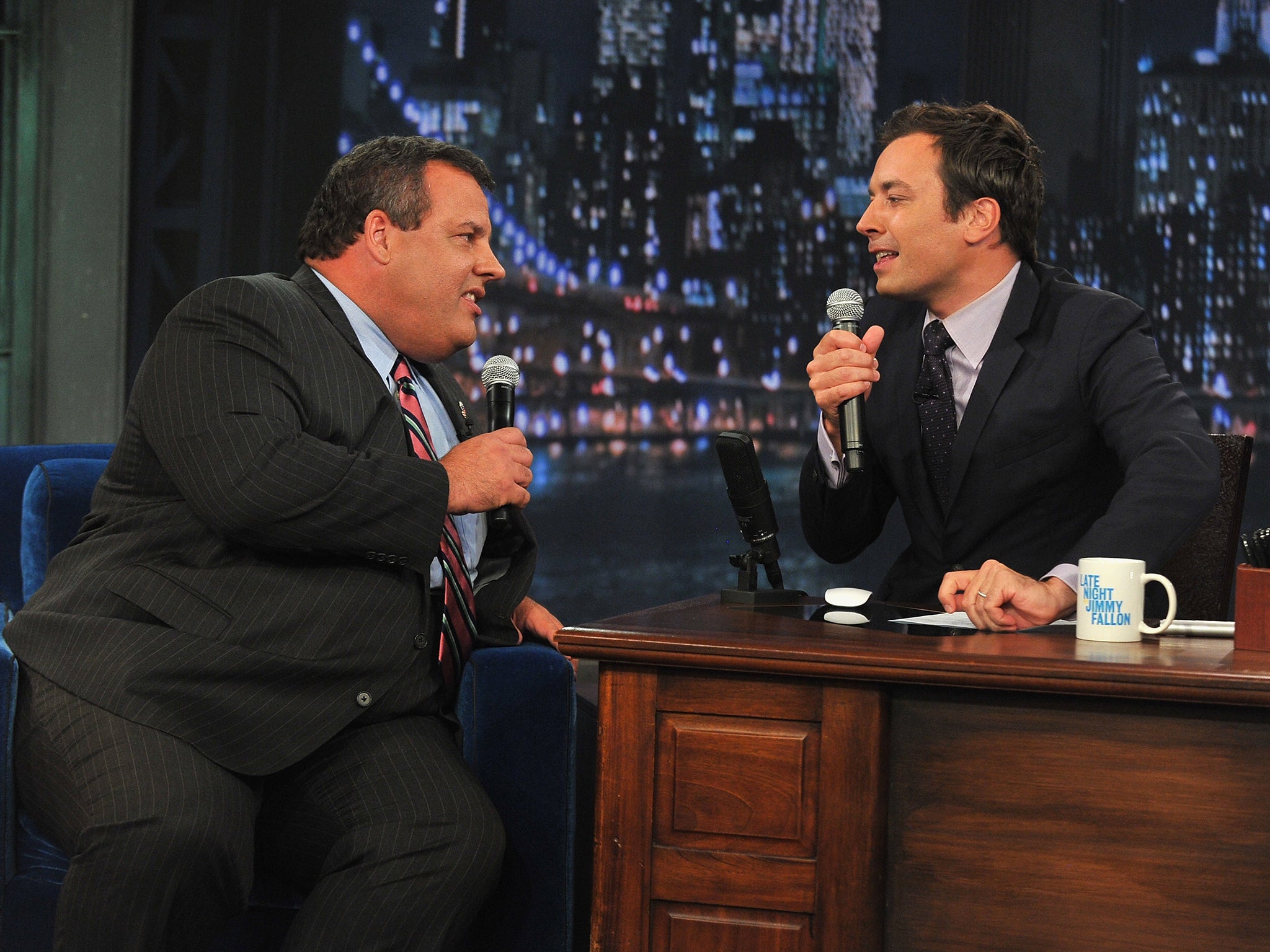 The pair have form: they sang a Bruce Springsteen duet together on 'Late Night With Jimmy Fallon' in September 2012