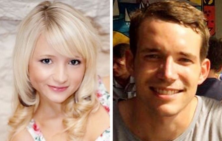Hannah Witheridge and David Miller, who were murdered on a beach in Thailand in September 2014