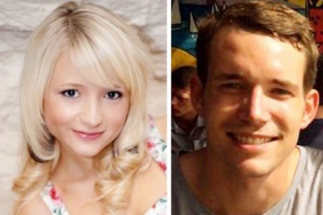 Hannah Witheridge and David Miller, who were murdered on a beach in Thailand in September 2014