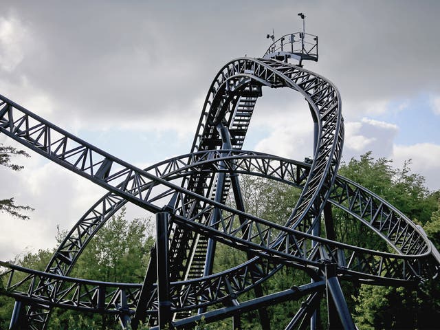 The Smiler roller-coaster at Alton Towers, which crashed in June, causing two people to lose limbs