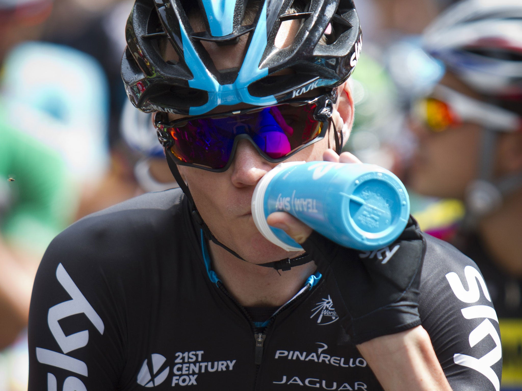 Chris Froome on the Vuelta