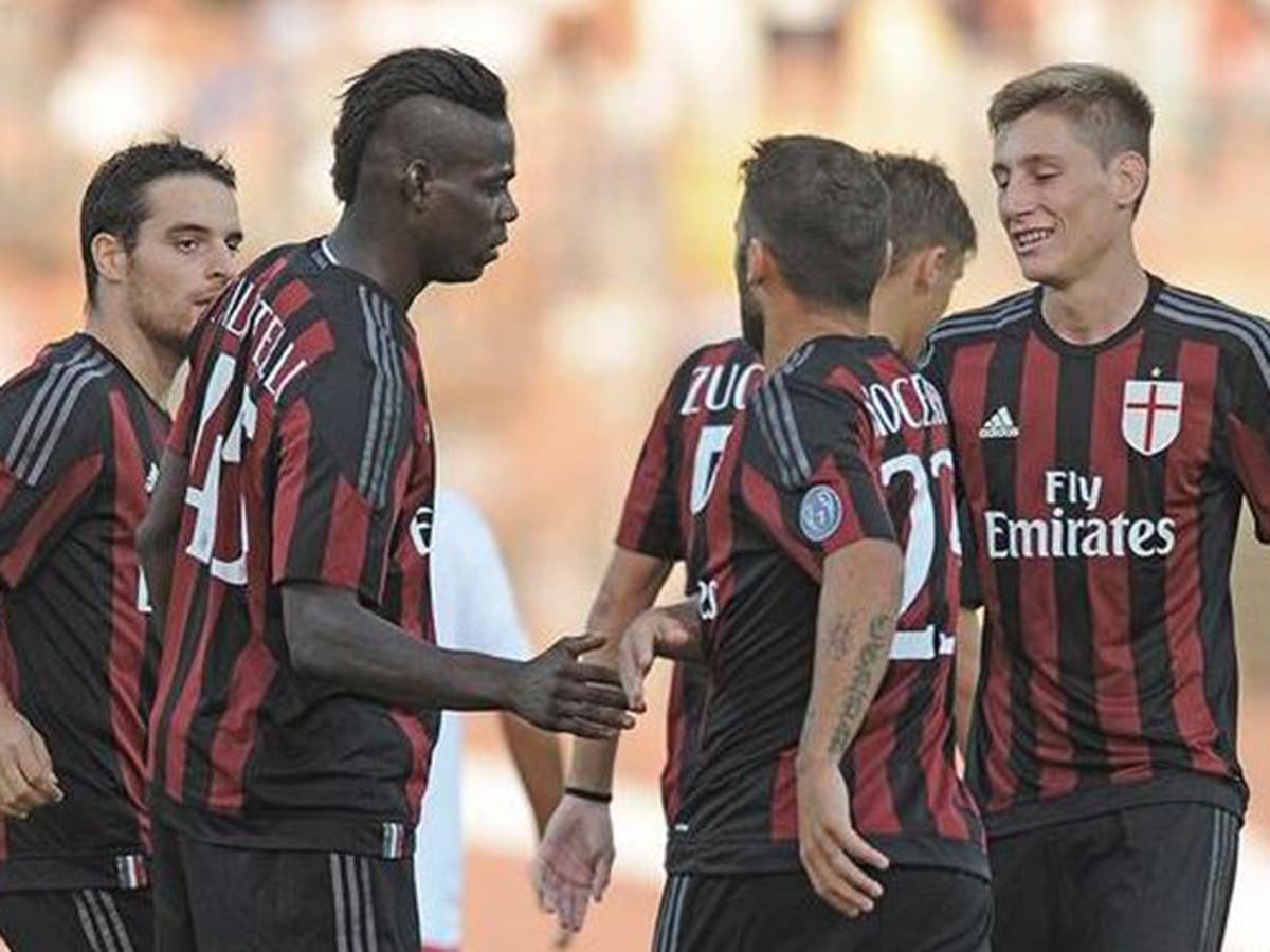 Mario Balotelli scored as many goals for AC Milan on second debut as he ...