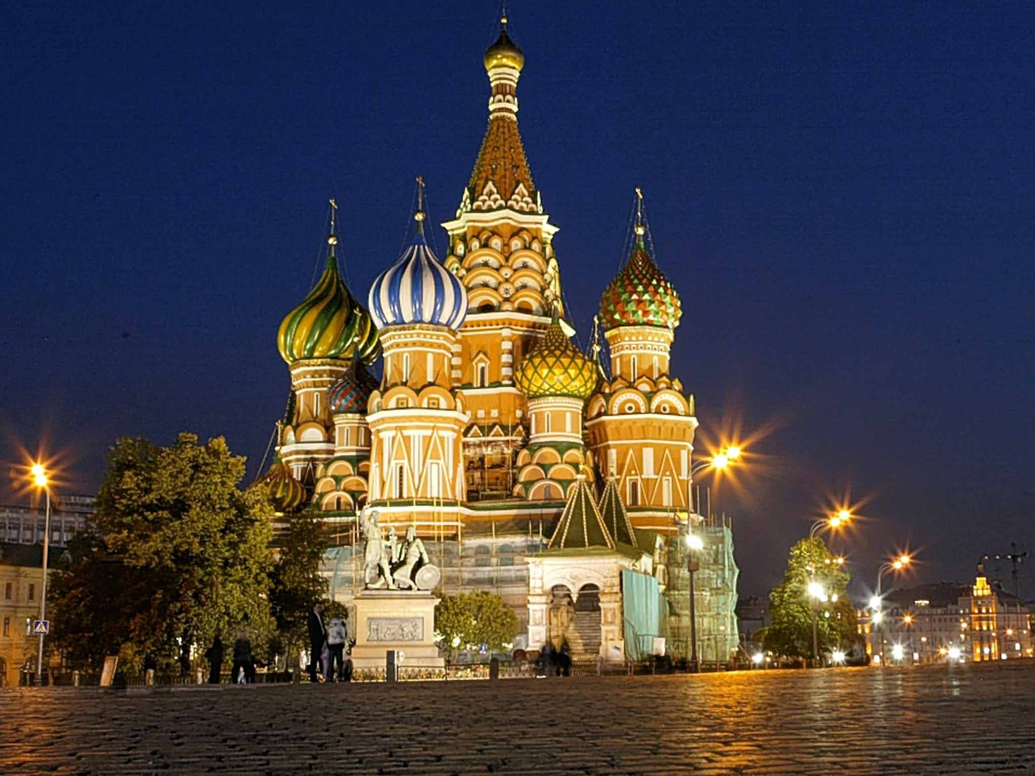 St Basil's Cathedral is at the heart of Moscow