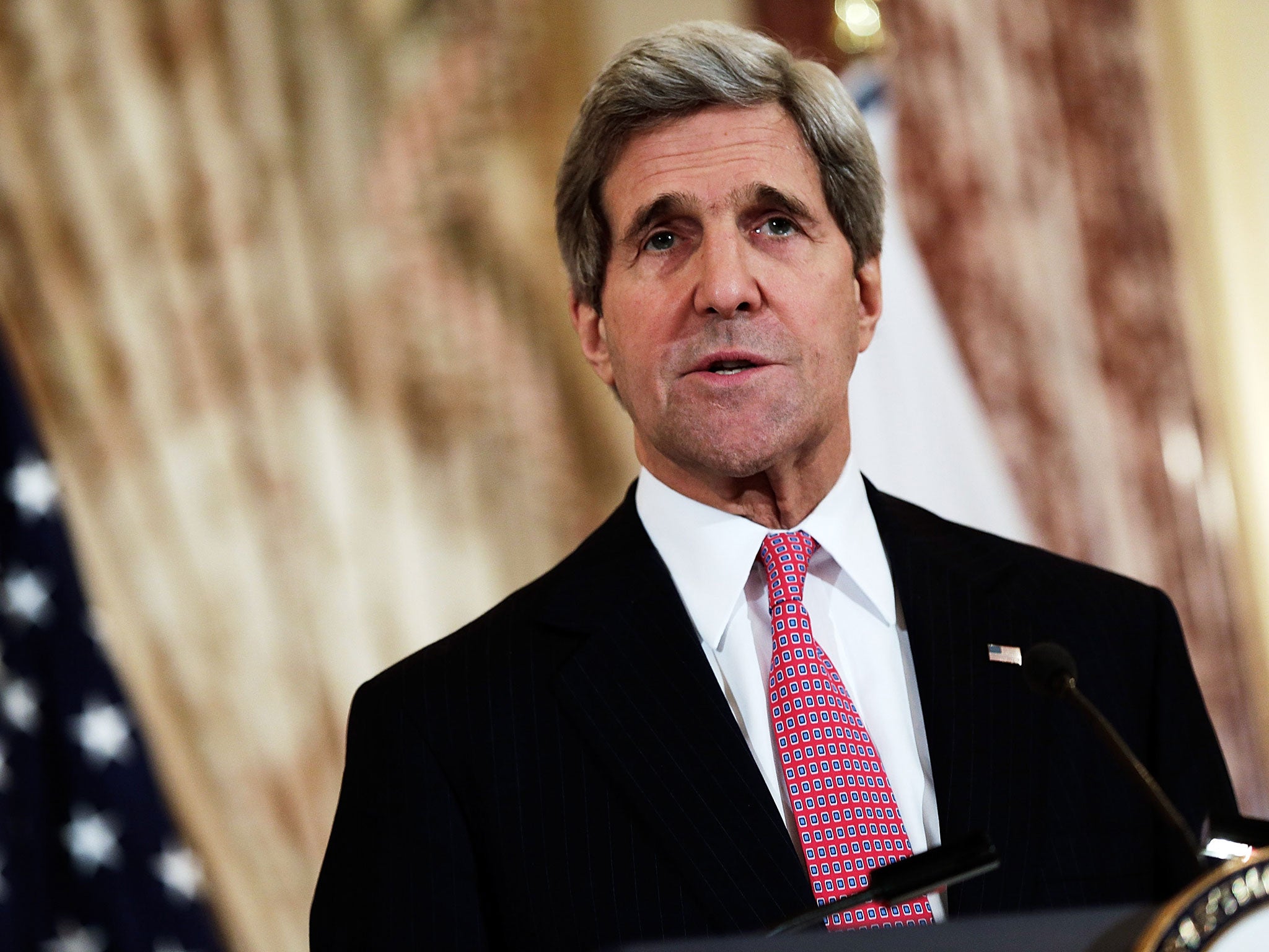 John Kerry has spoken to his Russian counterpart for the third time in 10 days over the issue (Getty)
