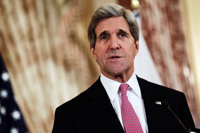 John Kerry has expressed his 'deep concern' to his Russian counterpart (Getty)