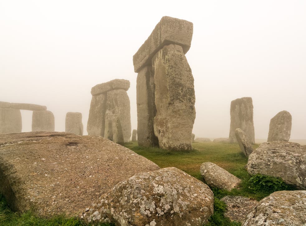 A huge set of Sarston stones that make up Stonehenge
