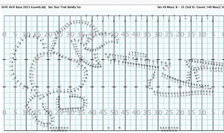 The way the formation was supposed to look