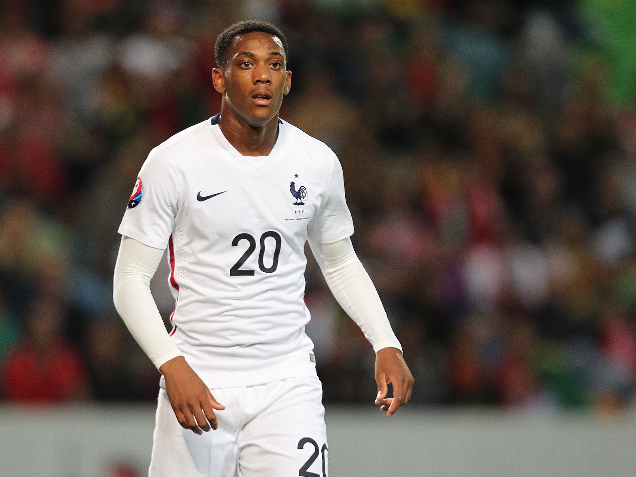 Anthony Martial making his France debut last week